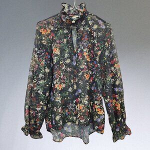 H&M Flower Print Blouse
